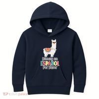 Dimelo en Espanol por Favor Spanish Llama Kids Hoodie thumb 0