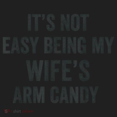 Distressed Its Not Easy Being My Wifes Arm Candy Kids Long Sleeve Plaid Pajama Set