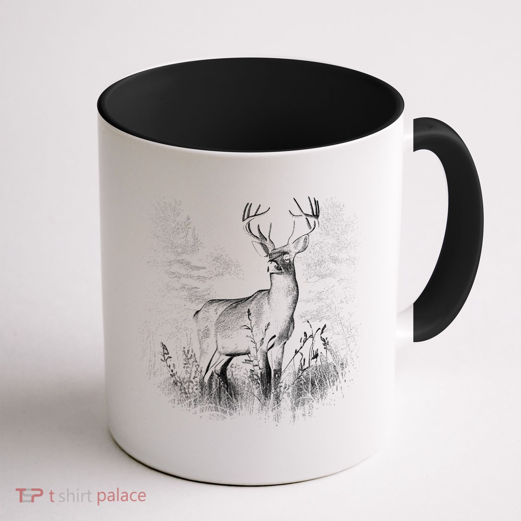Deer In Nature Realistic Coffee Mug