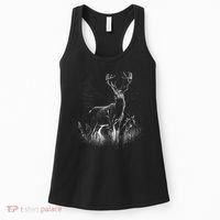 Deer In Nature Realistic Women's Tank Top thumb 0