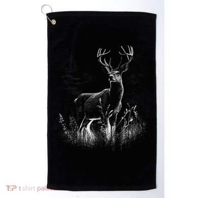 Deer In Nature Realistic Golf Towel