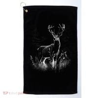 Deer In Nature Realistic Golf Towel thumb 0