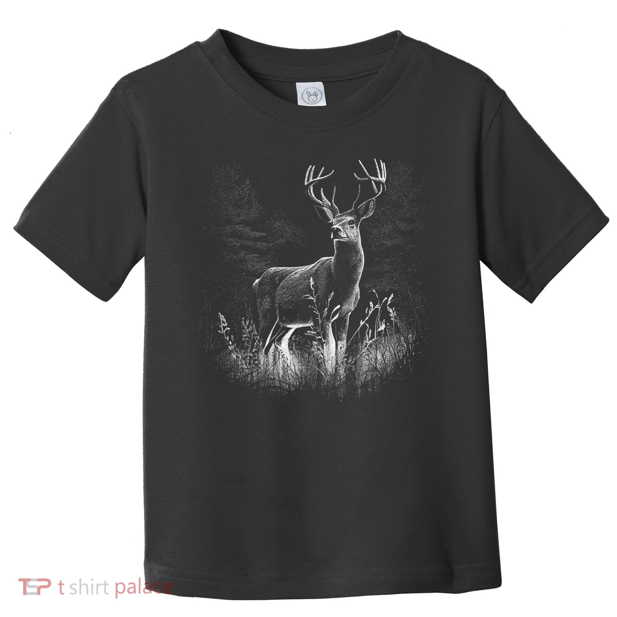 Deer In Nature Realistic Toddler T-Shirt