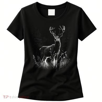 Deer In Nature Realistic Women's T-Shirt