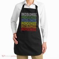 DECOLONIZE INDIGENIZE Native American Education Gift Apron thumb 2