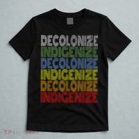 DECOLONIZE INDIGENIZE Native American Education Gift T-Shirt thumb 5