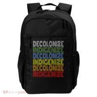 DECOLONIZE INDIGENIZE Native American Education Gift Backpack thumb 0