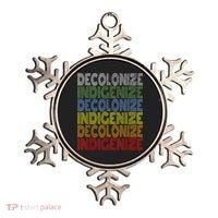 DECOLONIZE INDIGENIZE Native American Education Gift Ornament thumb 0