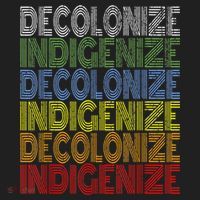 DECOLONIZE INDIGENIZE Native American Education Gift Golf Towel thumb 3