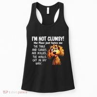Dogs IM Not Clumsy The Floor Just Hates Me The Table Women's Tank Top thumb 0