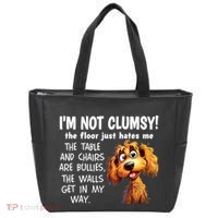Dogs IM Not Clumsy The Floor Just Hates Me The Table Tote Bag thumb 0