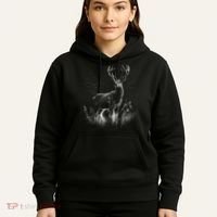 Deer In Nature Realistic Hoodie thumb 5