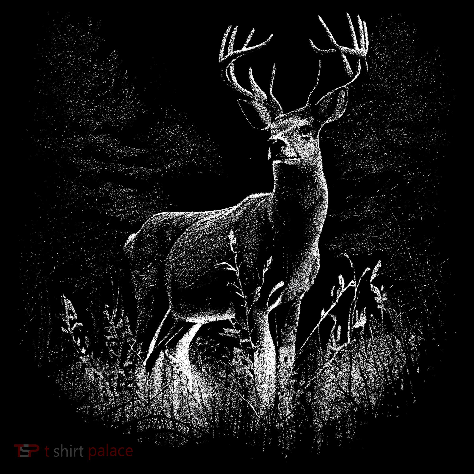 Deer In Nature Realistic Hoodie