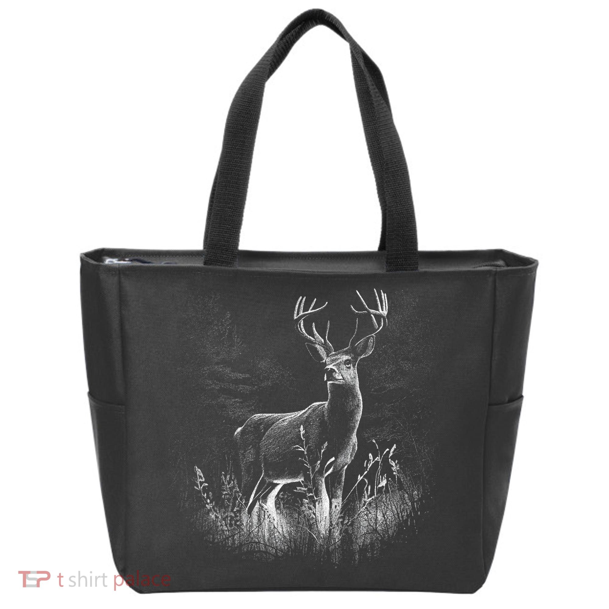 Deer In Nature Realistic Tote Bag