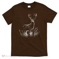 Deer In Nature Realistic T-Shirt thumb 0