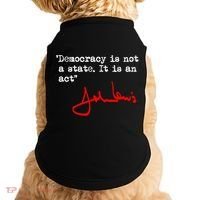 Democracy Is Not A State. It Is An Act. John Lewis Doggie Tank thumb 0