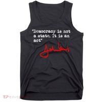 Democracy Is Not A State. It Is An Act. John Lewis Tank Top thumb 0