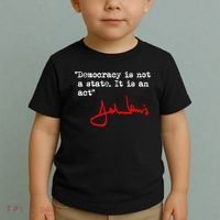 Democracy Is Not A State. It Is An Act. John Lewis Toddler T-Shirt thumb 2