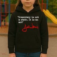 Democracy Is Not A State. It Is An Act. John Lewis Kids Hoodie thumb 3
