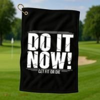 Do It Now Golf Towel thumb 1