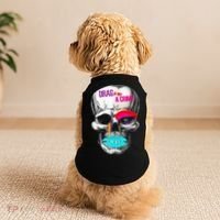 Drag Is Not A Crime Skull Doggie Tank thumb 2