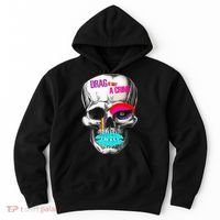 Drag Is Not A Crime Skull Hoodie thumb 0