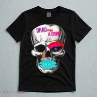 Drag Is Not A Crime Skull T-Shirt thumb 5