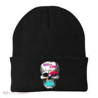 Drag Is Not A Crime Skull Beanie thumb 0
