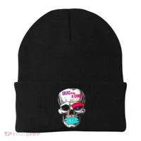 Drag Is Not A Crime Skull Beanie thumb 0