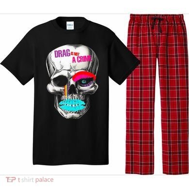 Drag Is Not A Crime Skull Pajama Set