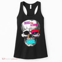 Drag Is Not A Crime Skull Women's Tank Top thumb 0