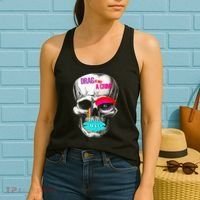 Drag Is Not A Crime Skull Women's Tank Top thumb 2