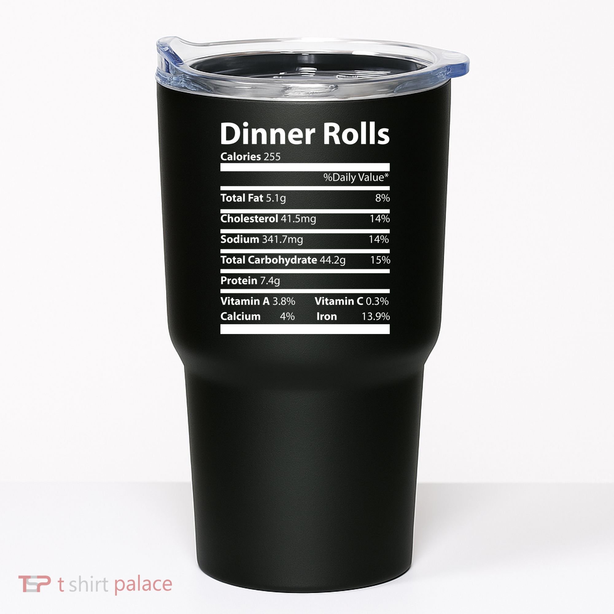 Dinner Rolls Nutritional Facts Funny Thanksgiving Tumbler