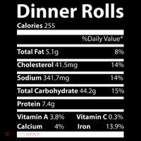 Dinner Rolls Nutritional Facts Funny Thanksgiving Kids Hoodie thumb 5