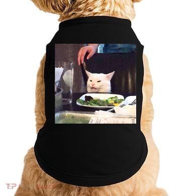 Dinner Table Cat Meme Funny Internet Yelling Doggie Tank