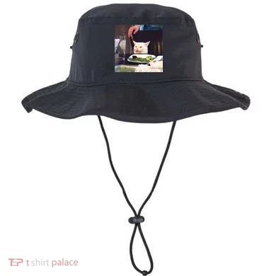 Dinner Table Cat Meme Funny Internet Yelling Bucket Hat