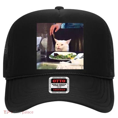 Dinner Table Cat Meme Funny Internet Yelling Hat