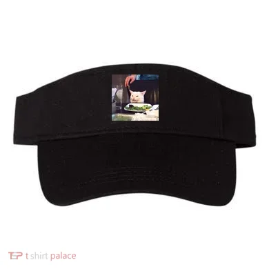 Dinner Table Cat Meme Funny Internet Yelling Visor