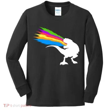 Dino Beam Kids Long Sleeve Shirt