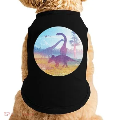 Dinosaur Landscape Doggie Tank