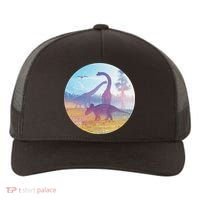 Dinosaur Landscape Yupoong Adult 5-Panel Trucker Hat thumb 0