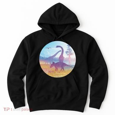 Dinosaur Landscape Hoodie