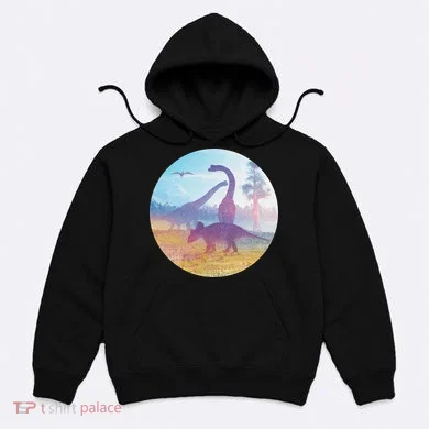 Dinosaur Landscape Hoodie