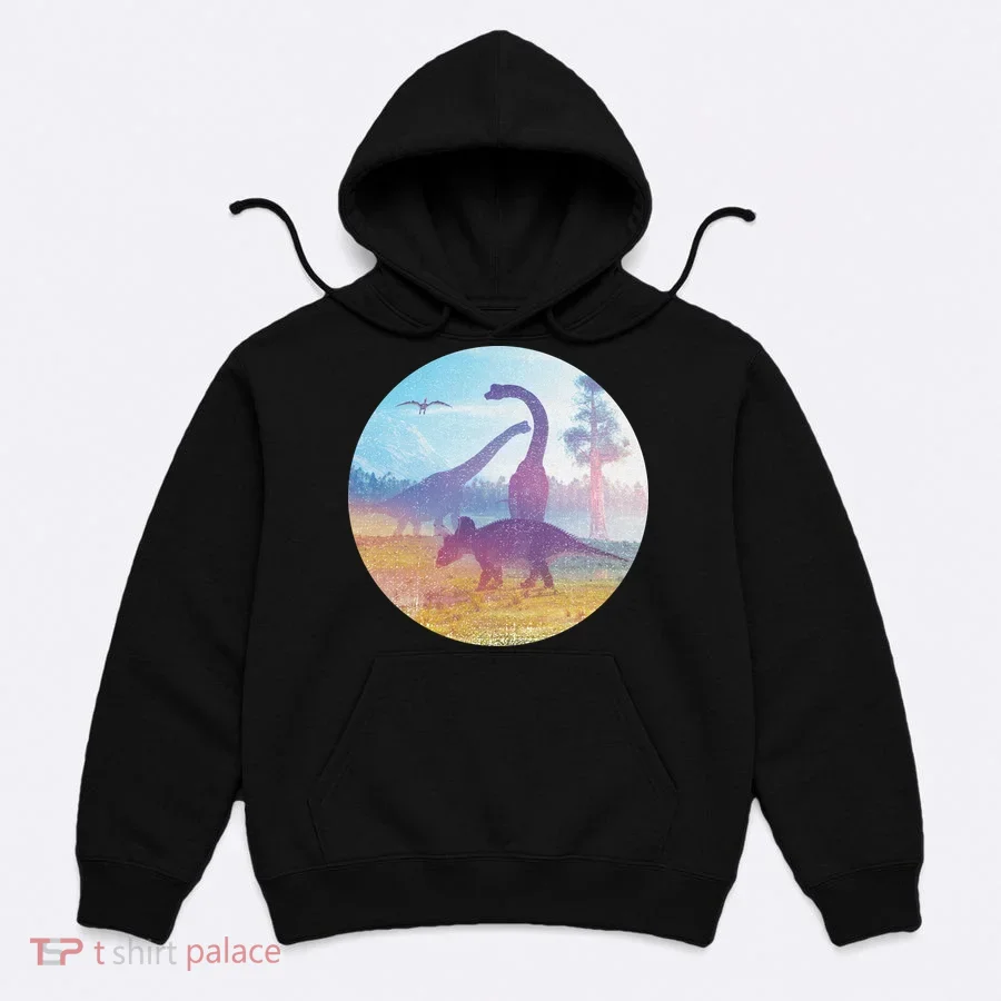 Dinosaur Landscape Hoodie