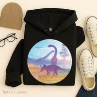 Dinosaur Landscape Hoodie thumb 4