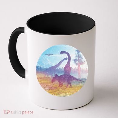 Dinosaur Landscape Coffee Mug