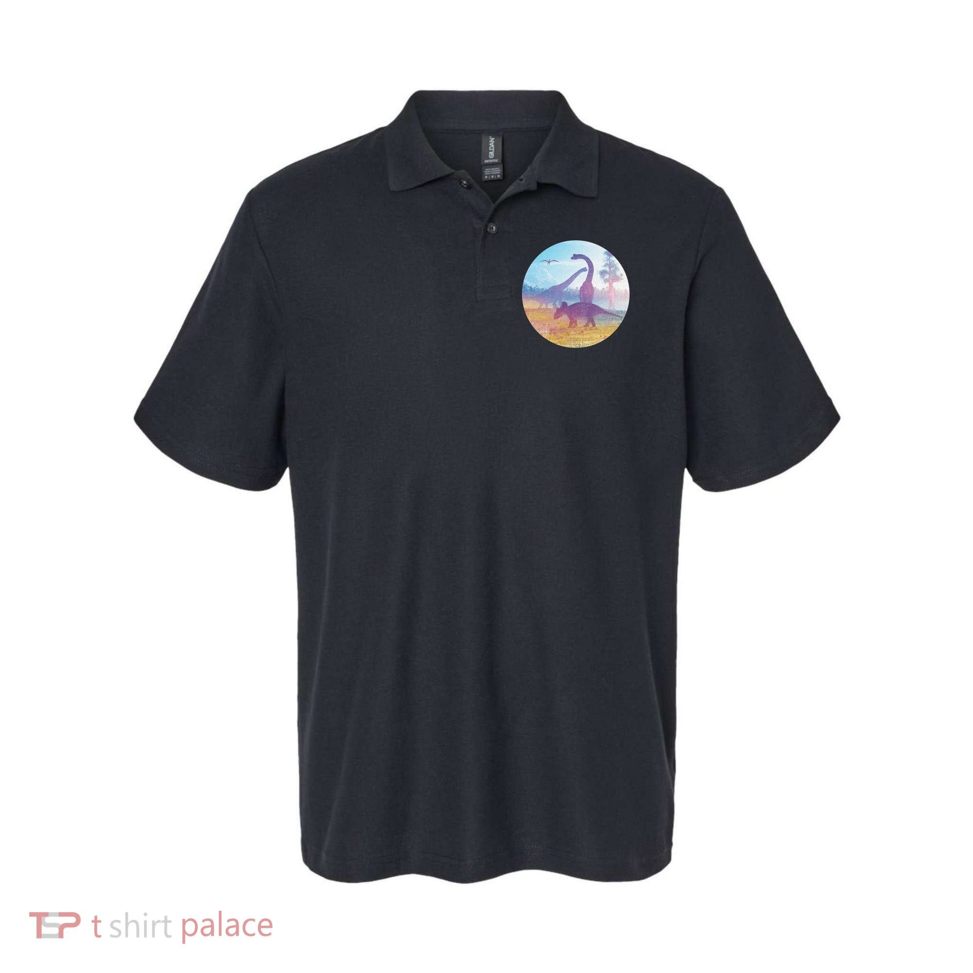 Dinosaur Landscape Polo
