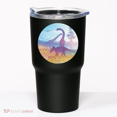 Dinosaur Landscape Tumbler