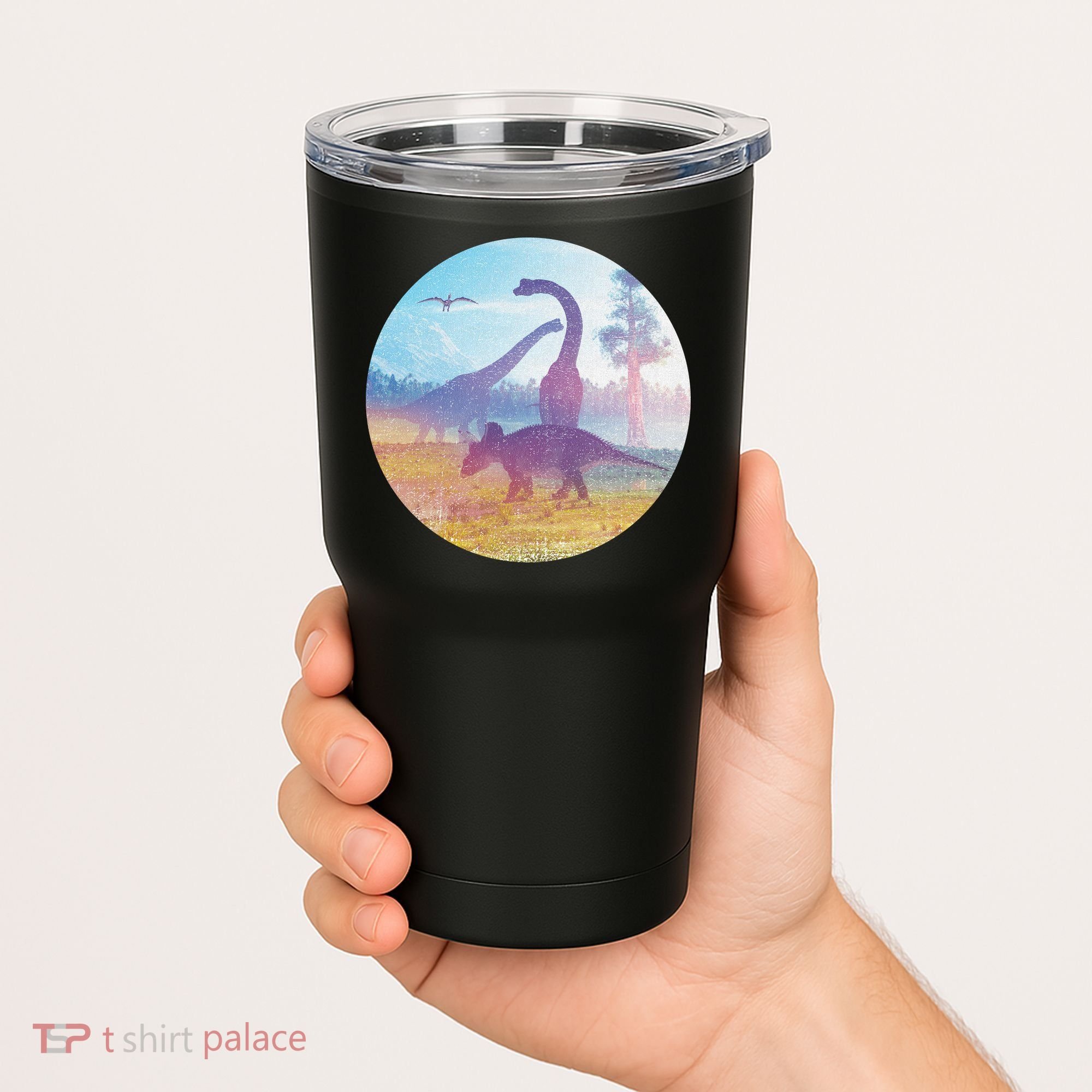 Dinosaur Landscape Tumbler