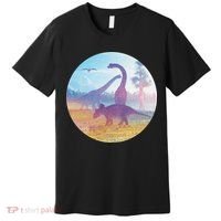 Dinosaur Landscape Premium T-Shirt thumb 0